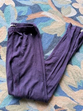 Smartwool womens Purple Thermal wool Leggings size large